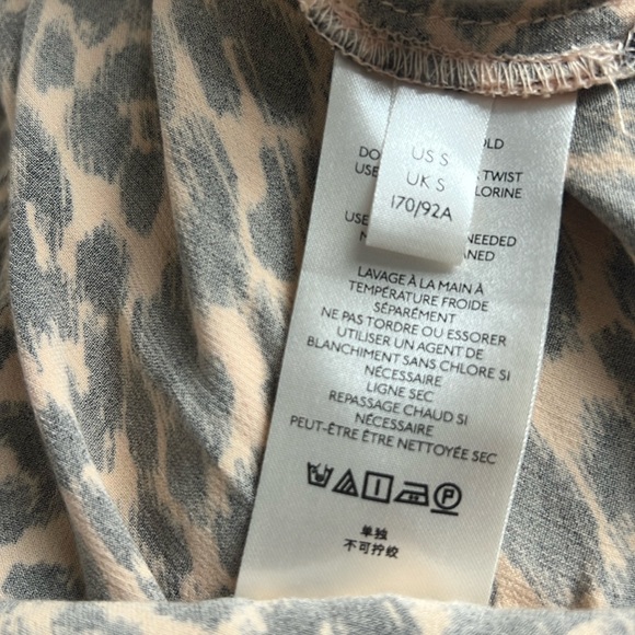 *SOLD* Anthropology leopard print dress size small - Picture 8 of 9